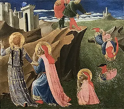Saints Cosmas and Damian Rescued by an Angel Fra Angelico